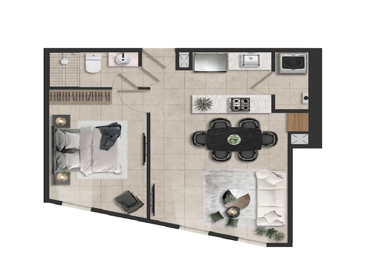 Coordenada Central - H