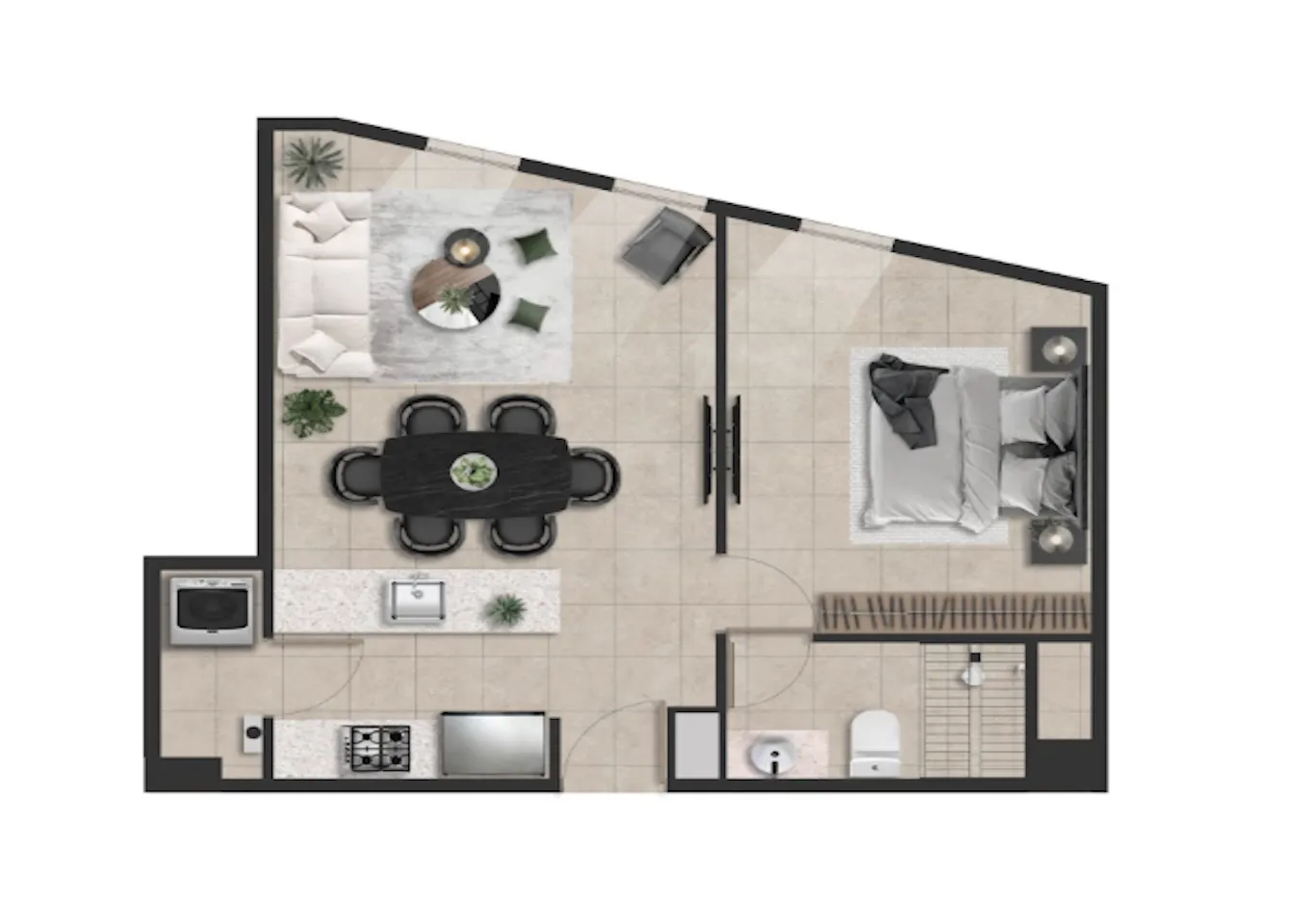 Coordenada Central - M