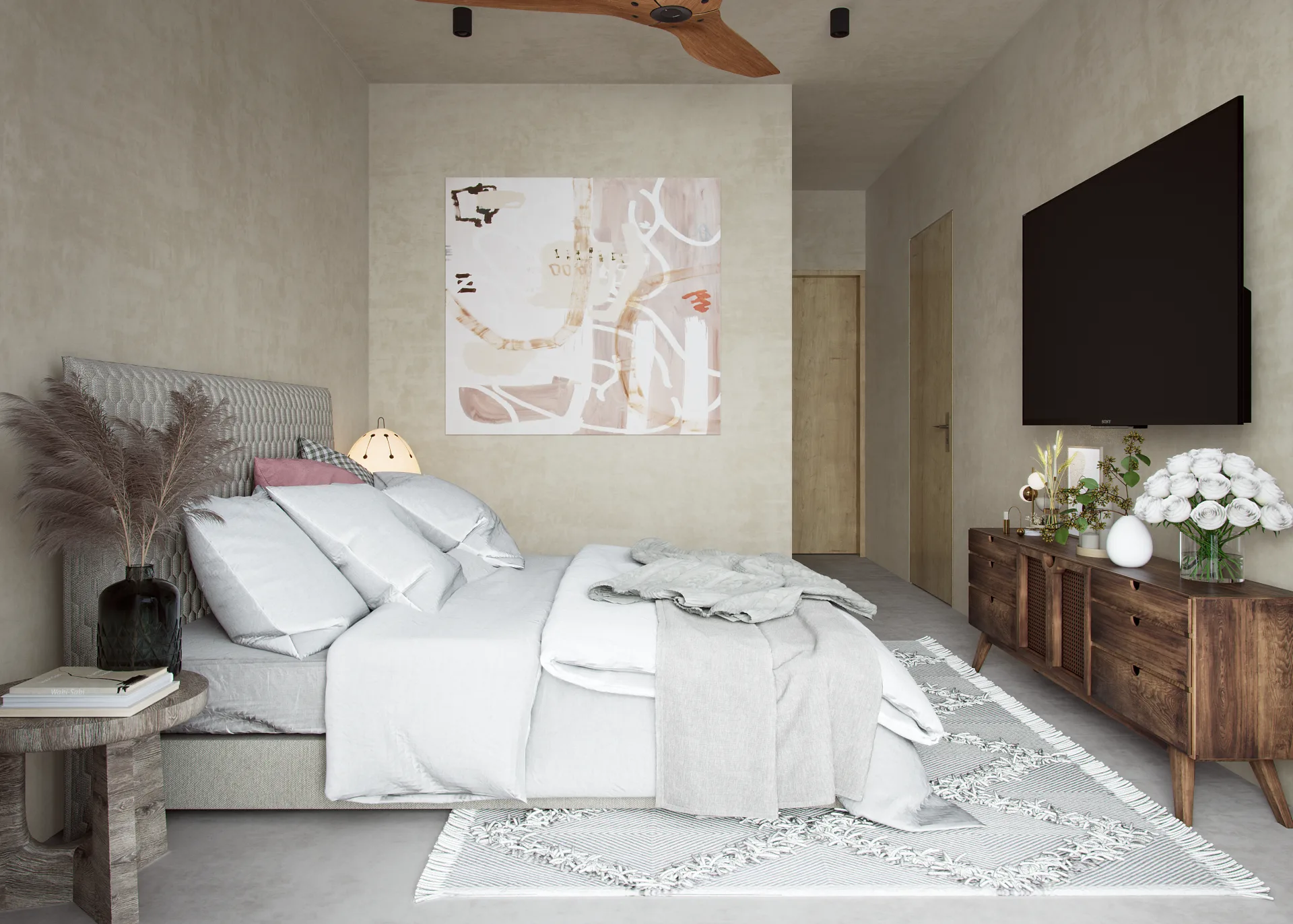 Hana Ni - recámara departamento Dalia