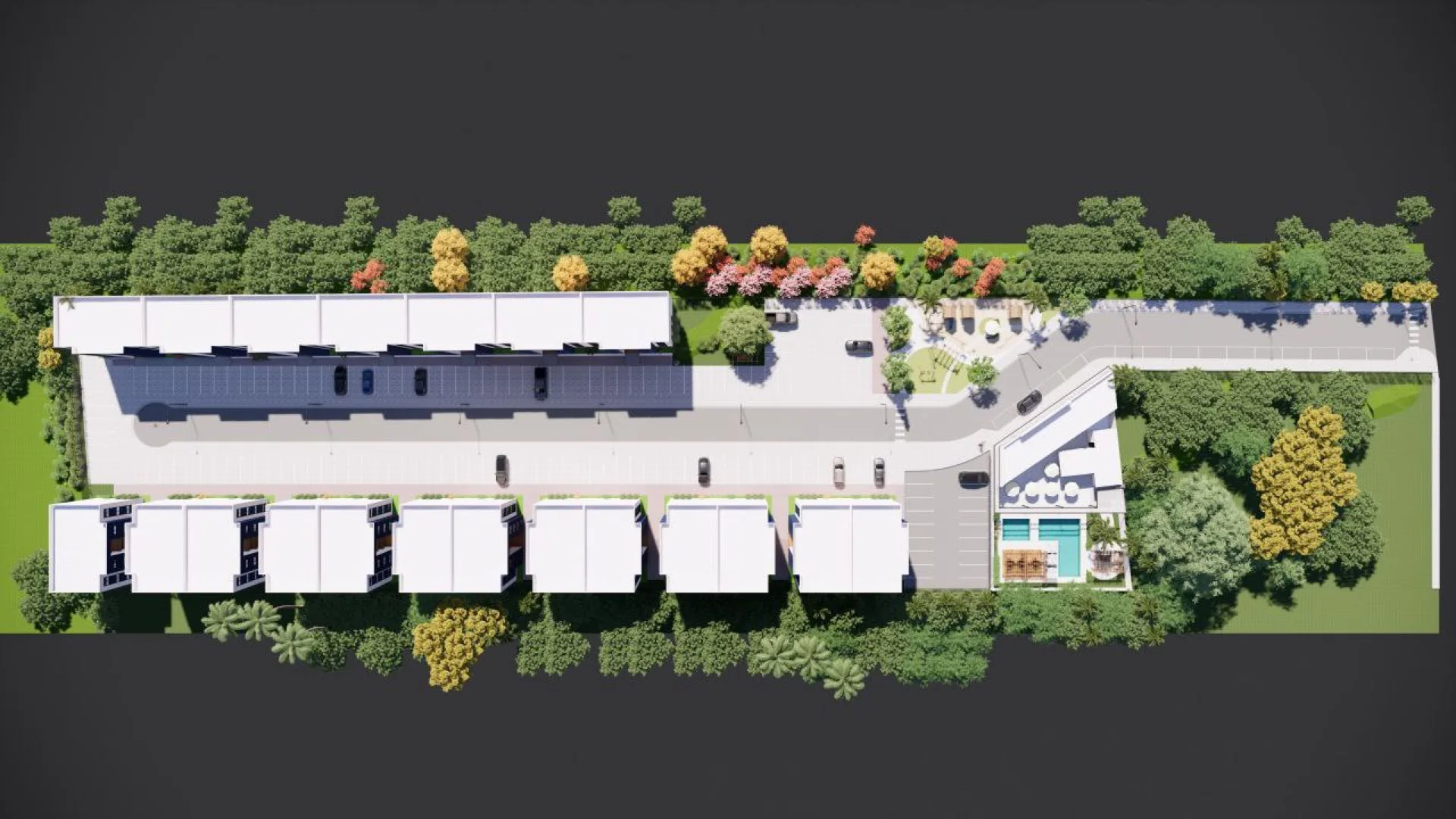 Sendas Vallarta - vista aérea del master plan