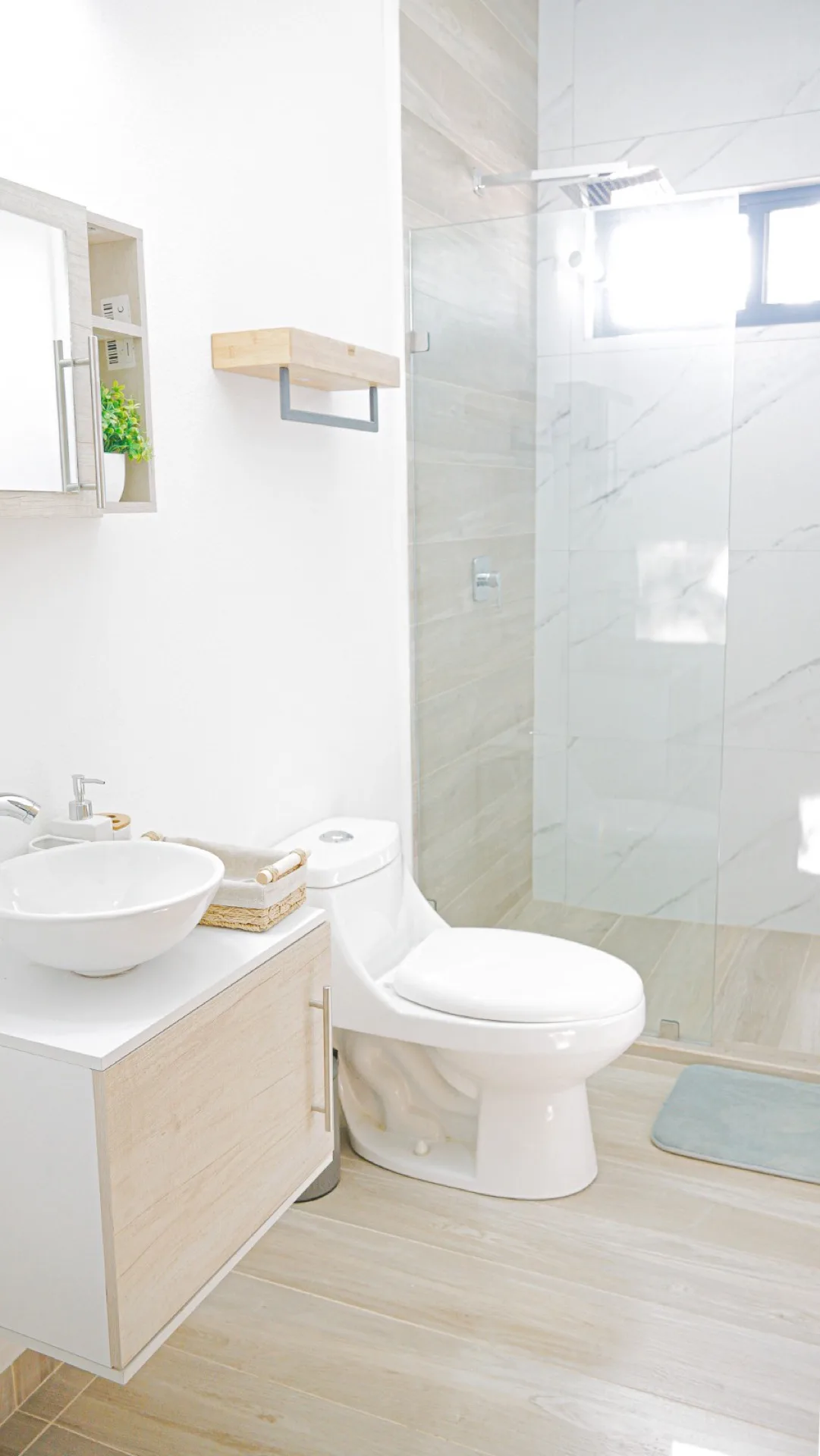 Sendas Vallarta - departamento muestra baño